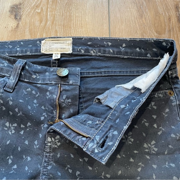 Current/Elliott The Stiletto Floral Print Jeans - Picture 6 of 16